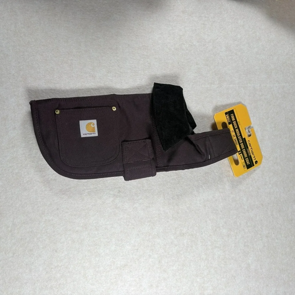 Carhartt Firm Duck Insulated Dog Chore Coat Small 17-22